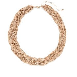 ASTER Primrose Gold Braided Necklace